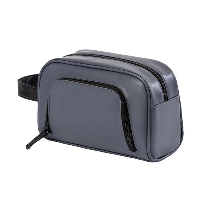 Mens Toiletry Bag Travel Large Capacity Travel Cosmetic Bag Leather Toiletry Bag for Men with Portable Handle