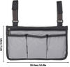 Multi-functional Armrest Accessories Wheelchair Pouch Bag Waterproof Organizer Medicine Ziplock Bag
