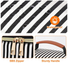 Luxury Striped Custom Insulated Cooler Picnic Bag Travel School Women Ice Cooling Thermal Cool Lunch Bag