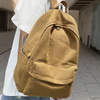 Custom Logo School Backpack for High School College Bookbag for Men Women Lightweight Canvas Rucksack