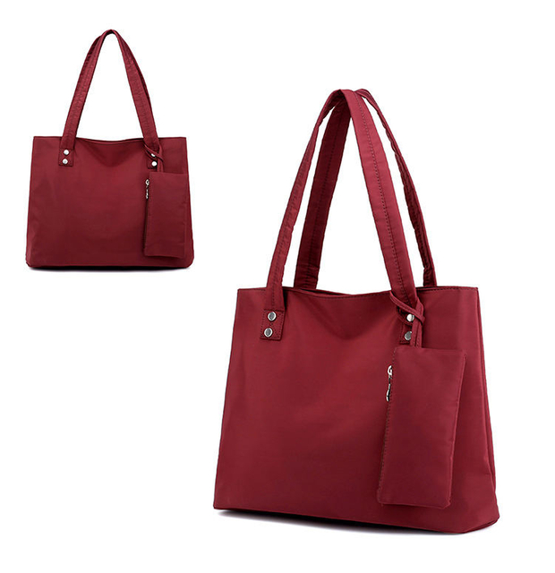 100% Polyester Large Capacity Blank Tote Bags Fashion Durable Polyester Tote Bags Work Tote Bag Women Bucket Handbags