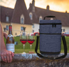 Two Bottles Private Label Portable Leakproof Picnic Travel Wine Insulated Bottles Wine Cooler Dual Zone