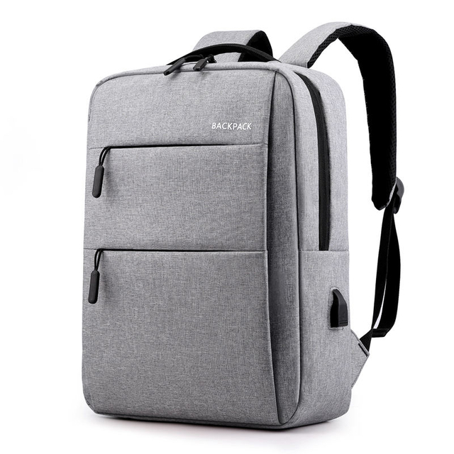 Men & Women Casual Style Laptop Backpack Daily Business Rucksack Bag With USB Charge Port