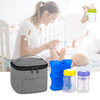 Small Leak-Proof Baby Daycare Breastfeeding Mothers Breastmilk Storage Container Breast Milk Cooler Bag For Four Bottles