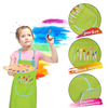 Adjustable Children Chef Aprons with Pockets for Kid-Boys Girls Painting Baking Cooking Crafts School Event Art Activity