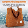 Wholesale Casual Custom Recycling Shopping Shoulder Full Color Ladies Corduroy Tote Bags For Women
