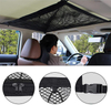 Mesh Car Roff Storage Organizer Car Ceiling Cargo Net Pocket Suit Most Cars Roof Storage Net with 2 Seat Hooks