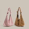 Wholesale Vintage Corduroy Tote Bag Women New Design Casual Shoulder Beach Bag