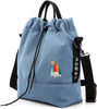 Light Blue Leisure Travel Mini Tote Shoulder Bag Sports Tote Gym Bag Shoulder Corduroy Tote Bag For Women