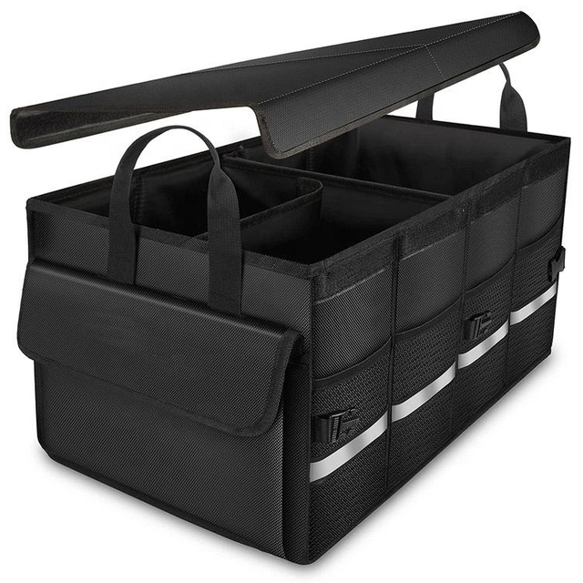 Hot Selling Car Seat Drive Auto SUV Trunk Organizer Bag Toy Drink Accessories Box Portable Travel Car Storage Organizer