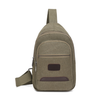Custom Logo Crossbody Single Shoulder Bag Canvas Multi-pockets Phone Storage Fashion Sling Bag Men
