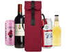 Wholesale Canvas Freezable Wine Freezer Cooler Bag Insulated Can Cooler Bag Holder Carrier