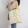 Reversible Pretty Digital Printing Canvas Tote Bag Cute Girl Style Colorful Canvas Shopping Bag