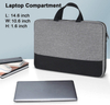 Scratch resistant 15.6 inch laptop sleeve bag waterproof 3 layer protection laptop bag