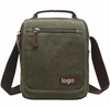 Multi-function man Small Canvas Crossbody Shoulder Bag Messenger Bag Work phone Bag