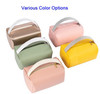 Portable Candy Colors Girls Travel Makeup Kits Storage Purse Women PU Leather Cosmetic Case Makeup Bag Pouch