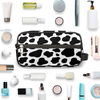 Small Portable Travel Toiletry Bag Dopp Kit Cosmetic Organizer Makeup Bag Shower Shaving Bag for Men Women