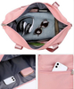 Large Expandable Women Men Travel Duffle Sport Shoulder Bag Foldable Overnight Duffel Bag Tote with Wet Pocket