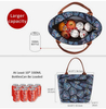 Designer School Beach BBQ Foods Lunch Bags Thermal for Women Waterproof Picnic Insulated Cooler Tote Bag with Custom Printing