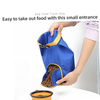 Waterproof Portable Dog Food Snack Storage Bag With Handle And Buckle Pet Food Dispenser Bag With Bowl