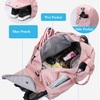 Custom Fashionable Travel Duffle Bag for Women 19 Inches Waterproof Sports Gym Bag with Wet Pocket And Shoe Pouch5