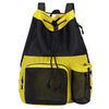 Wholesale Fashion Mesh Satchel Drawstring Bucket Backpack Outdoor Sport Bag With Water Bottle Holder