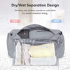 Duffel Bag For Woman Oem Hello Weekend Tote Bag Sports Gyms Getaway Waterproof Dufflewith Shoe And Wet Clothes Compartments