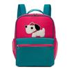 Custom Logo Girls\' Rose Red Nylon School Backpack Cute Waterproof Bag with Customized Pattern for Children