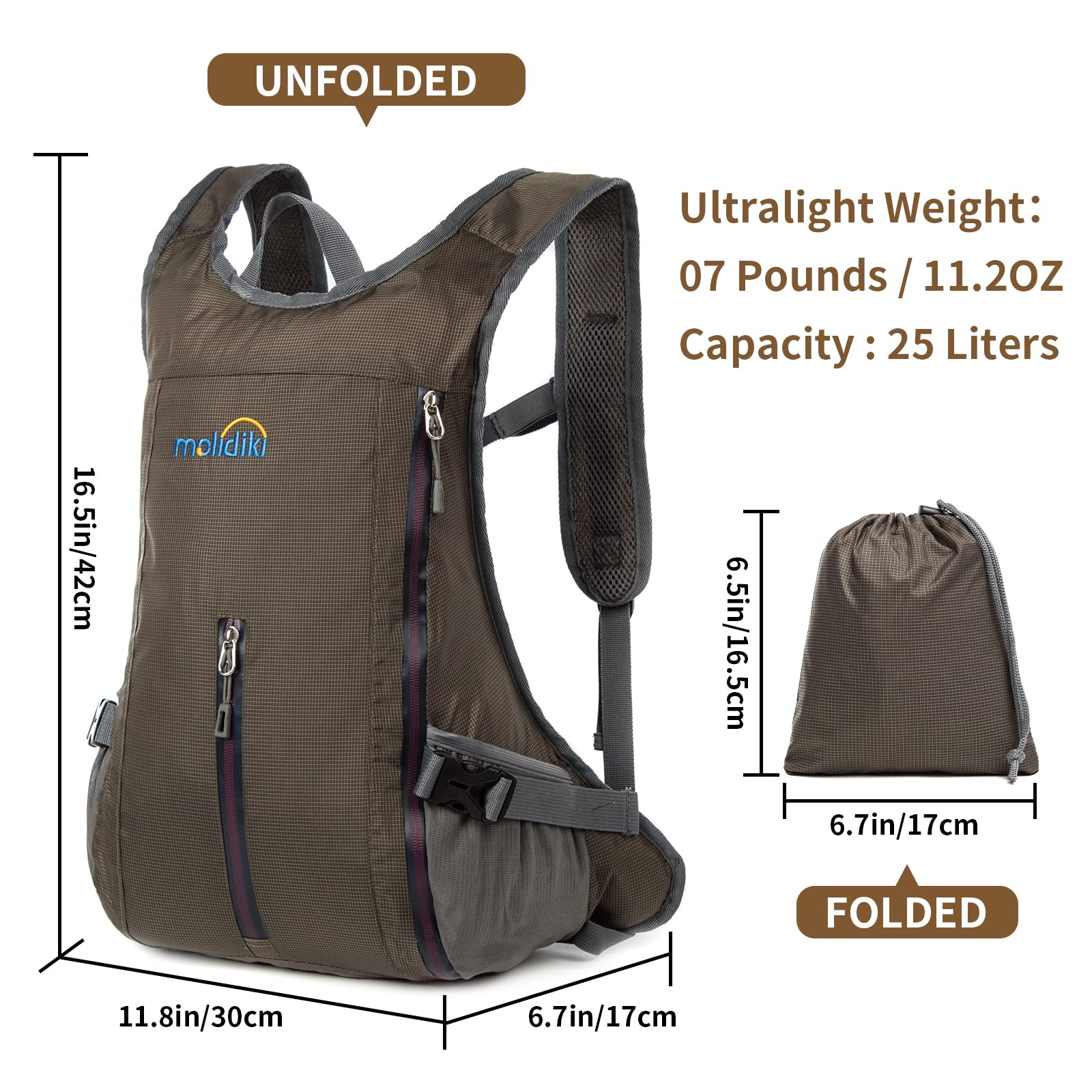 custom foldable backpack for travel