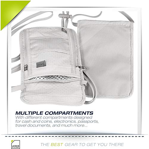 personalized neck wallet travel pouch bulk