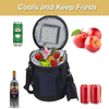 Leakproof Insulated Thermal Soft Beer Cola Bottle Coat Travel Cooler Organizer Outdoor Collapsible Golf Cart Cooler Bags