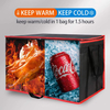 Large Insulated Food Can Carrier Custom Barbecue Hot Cooler Bag Thermal Pizza Delivery Bag