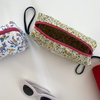 Factory Custom Make Up Bag with Zipper Quilted Cosmetic Makeup Pouch Organizer Cute Cosmetic Bags