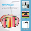 Leak-Proof Picnic Basket Cooler Bag Shopping Insulated Grocery Bag Portable Cooler Basket Set with Aluminium Handle