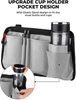 Adjustable Oxford Walker Wheelchair Pouch Storage Bag With Cup Holder For For Elderly Seniors