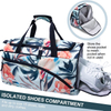 22" 38L Sublimation Sports Duffel Bags for Men Football Backpack with Shoe Compartment, Large Carry on Bag for Travel