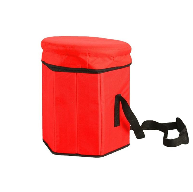 Foldable Cooler Box Stool Cooler Bottles Storage Box for Outdoor Picnic Camping