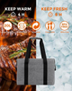 Heavy Duty Foldable Food Storage Bag Packable Picnic Grocery Carrier Bag Tote Shopping Reusable Grocery Bags Zipper