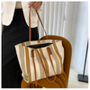 Fashion Shoulder Bag College Student Messenger Bag Cotton Canvas Handbag Casual Tote Crossbody