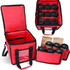 Large capacity insulated coffee bag food delivery drink cooler grocery box motorcycle tote food carrier