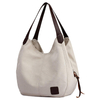 durable 16oz canvas tote shoulder bag for women recycled cotton bags handbag