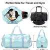Outdoor Large Capacity Fashion Waterproof Overnight Weekender Gym Travel Organizer Sports Bags Duffel Bag For Woman Girls