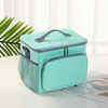 Outdoor Insulated Cooler Bags Lunch Bag With Two Mesh Side Pockets Design
