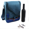 Fashion multi-functional red wine set cooler bag, portable, single shoulder picnic bag