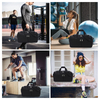 Large Capacity Travel Bag Waterproof Sport Gym Duffel Bags Custom Black Duffle Bag with Shoe Compartment