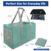 Custom Extra Large Tote Bag Foldable Tote Bags With Long Handle Oxford Fabric Storage Bags For Outdoor Activities