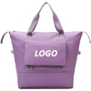 Large Capacity Water Resistant Foldable Expandable Tote Bag for Travel