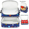 Wholesale Double Compartment Cute Spaceman Insulated Food Bag School Boys Thermal Cooler Bag
