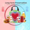 BSCI Manufacturer Wholesale Print Custom Picnic Work School Lunch Bag Insulated Thermal Lunch Cooler Bag