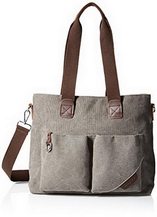 Wholesale custom women handbag large capacity shopping cotton canvas tote bag shoulder bags